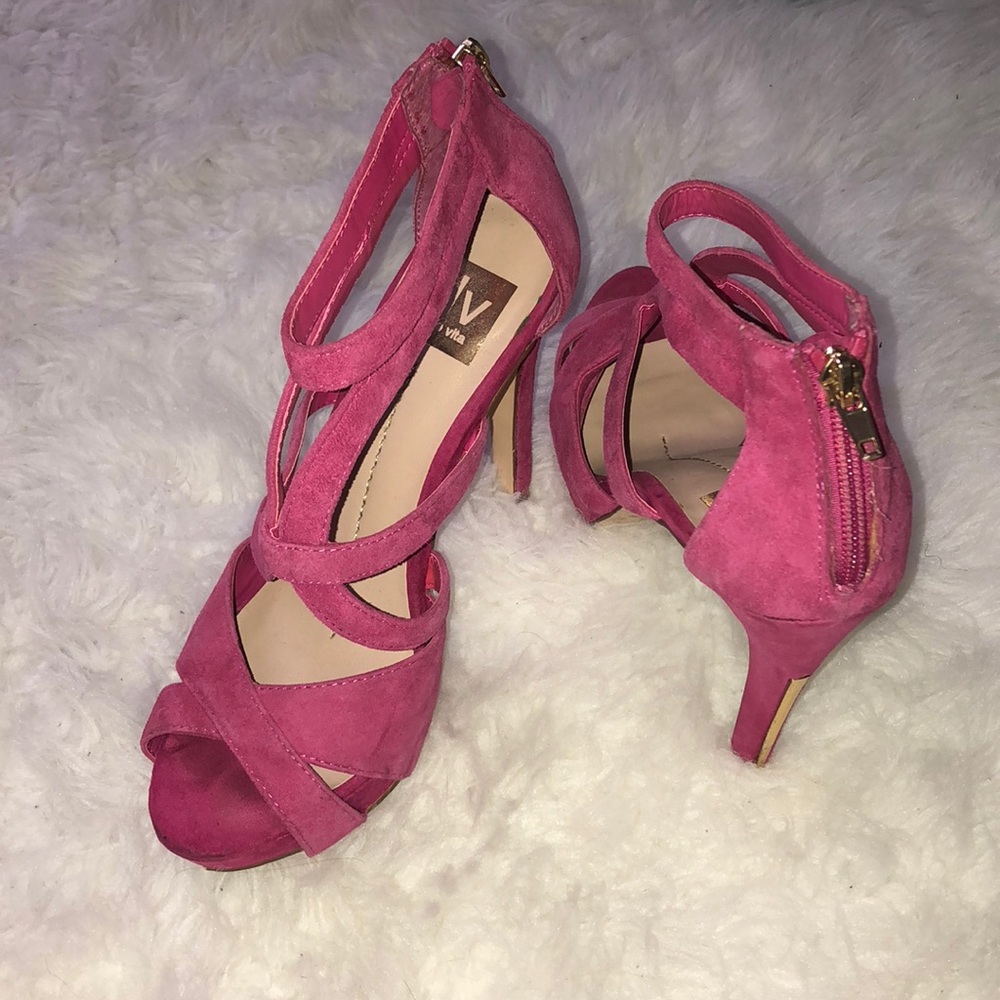 Dolce Vita Pink Heel Sandals